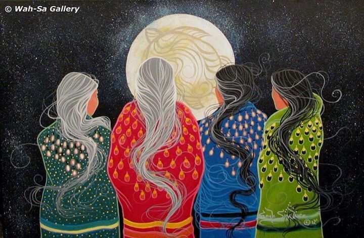 Magic Moon | Native american art, Native art, Native american paintings