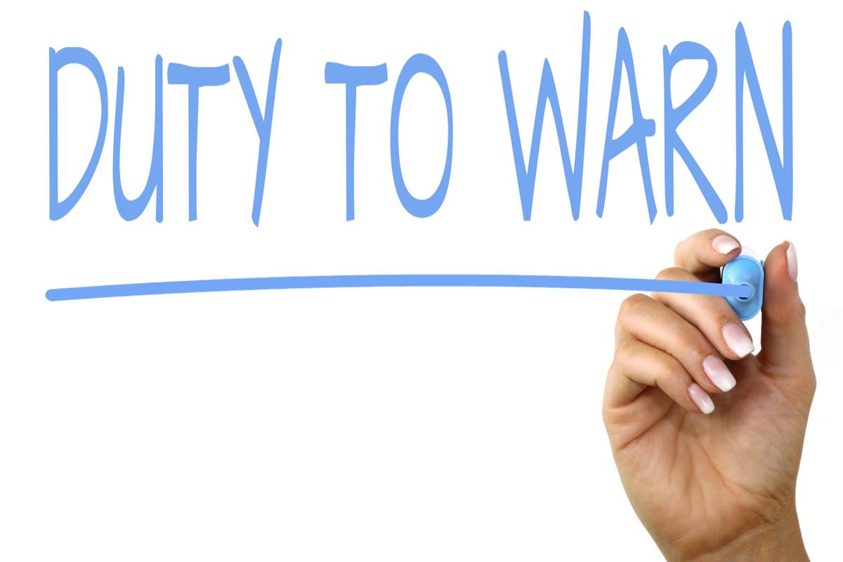 Duty To Warn - Free of Charge Creative Commons Handwriting image